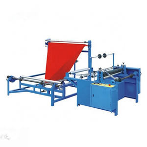 Plastic Film Folding and Rewinding Machine for PE BOPP Non Woven Fabric