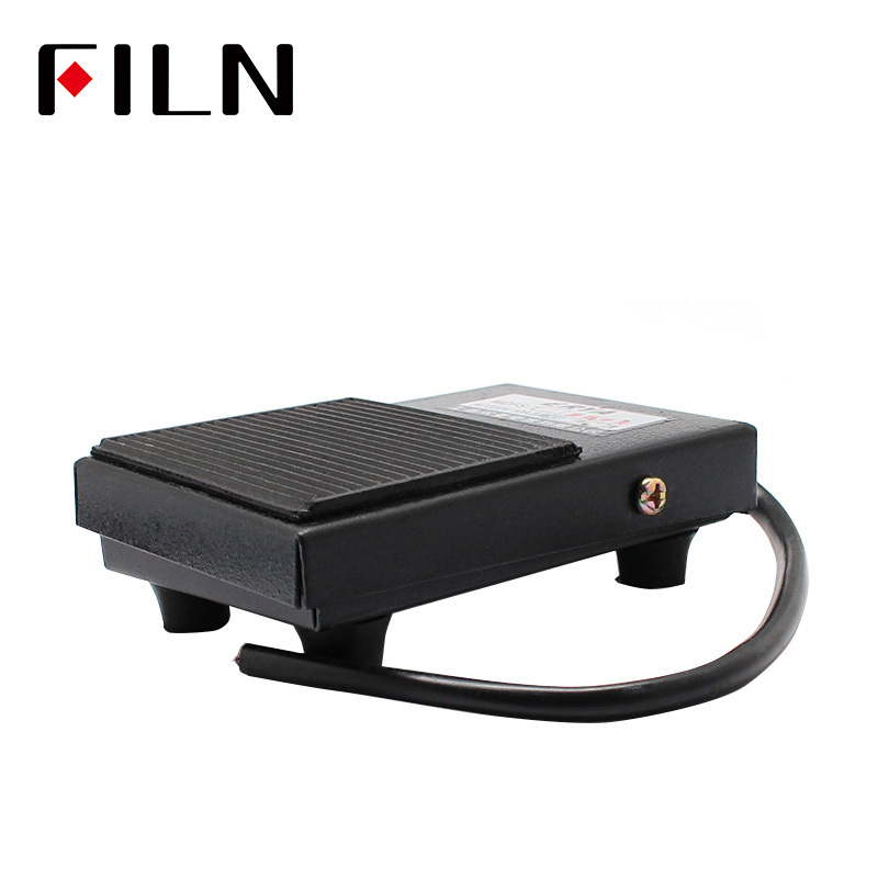 SPDT Nonslip 10A 250V Metal Momentary Electric Power Foot Pedal Switch 10A/250V