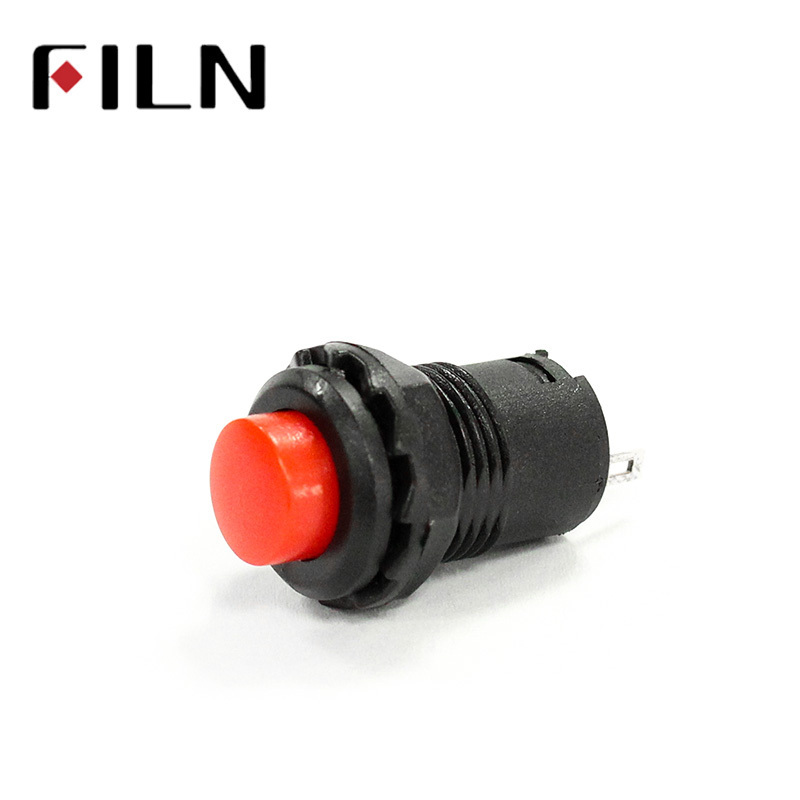 12mm Momentary Pushbutton Switches Self Return Momentary Push Button Switch 3A /125VAC 1.5A/250VAC Plastic Square High Button