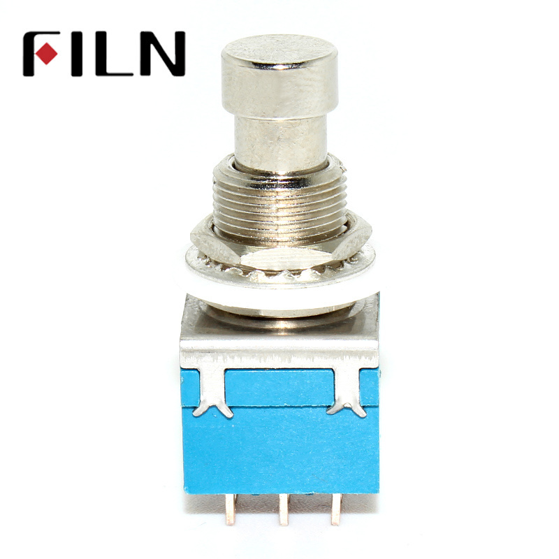 9PIN PCB Foot Switch For Guitar Effects Pedal Box Stomp, Foot Metal Switch True Bypass guitar accessories