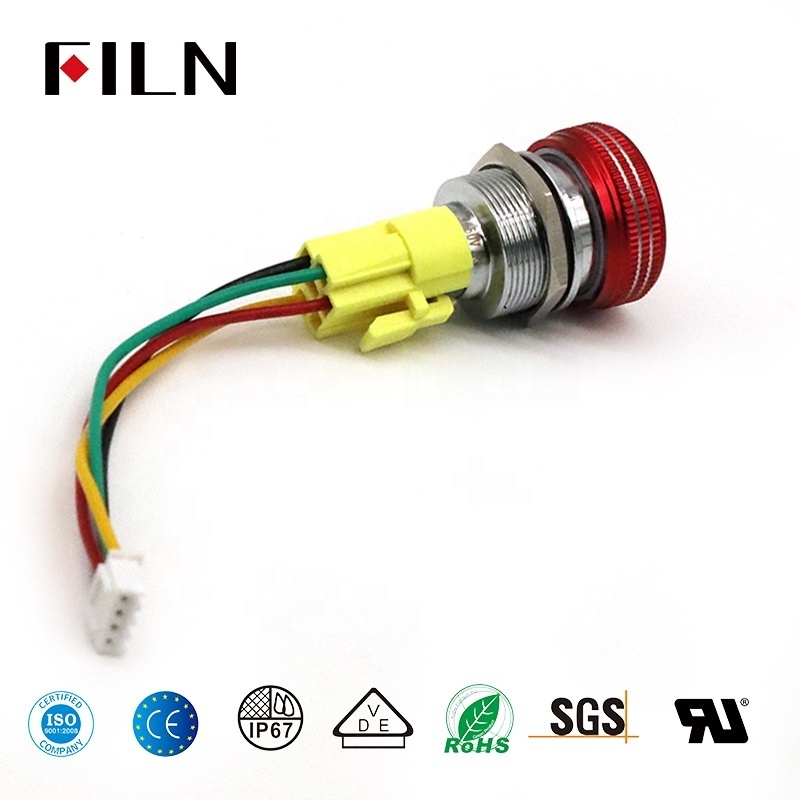 Emergency Mushroom Push Button Switch Illuminate with terminal customized