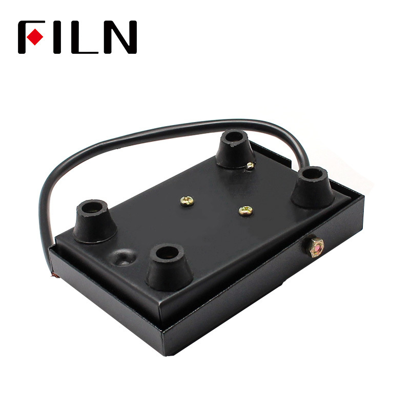 SPDT Nonslip 10A 250V Metal Momentary Electric Power Foot Pedal Switch 10A/250V