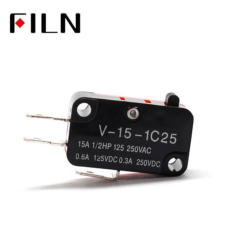 250V 16A Microwave Oven Door Arcade Cherry Push Button SPDT 1 NO 1 NC Micro Switch V-15-1C25