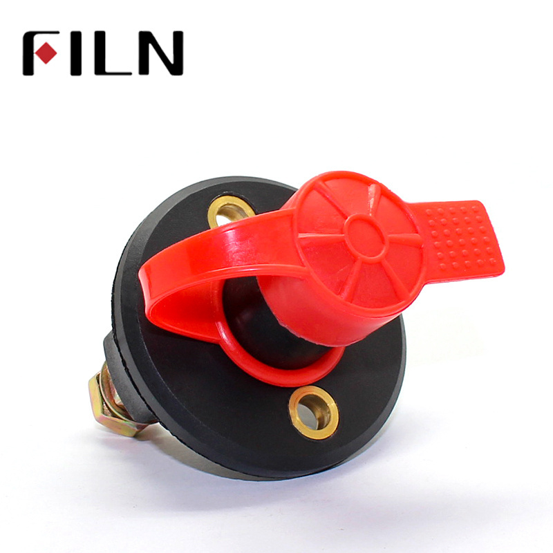 Boat Car Switch Battery Isolator Cut Off Power Kill Switch 400A 24V Heavy Duty with Key Waterproof Cover Battery Isolator Switch