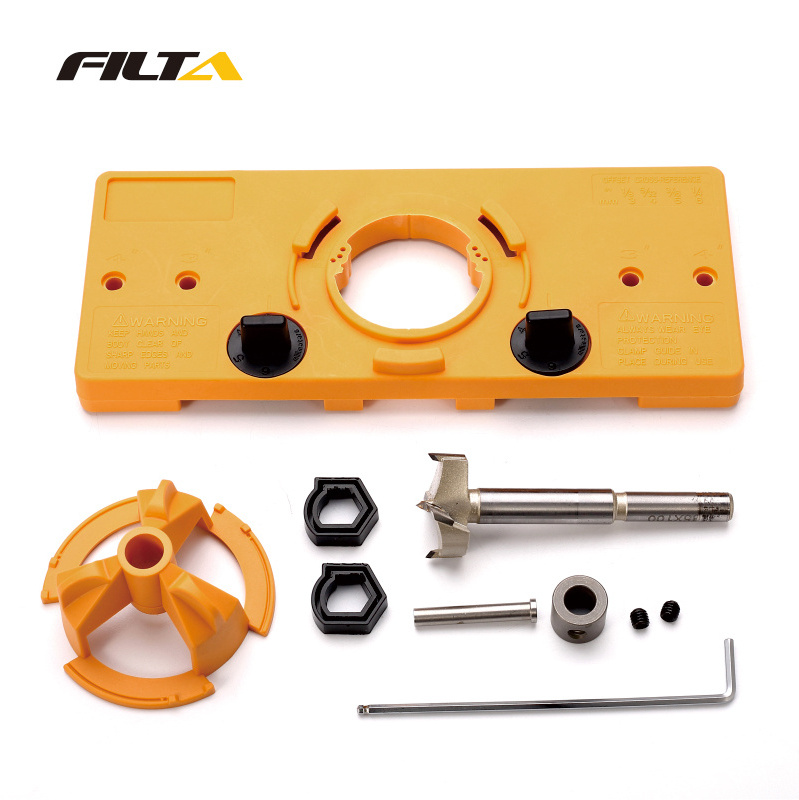 Filta 35mm furniture hinge woodworking tools hinge drilling jig cabinet concealed hinge jig