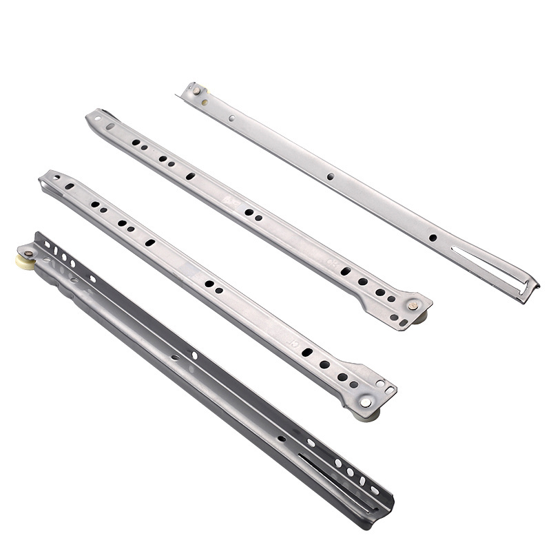 FILTA China Factory Powder Coated Nylon Wheel Roller Rails Bottom Mount Roller Drawer Slides