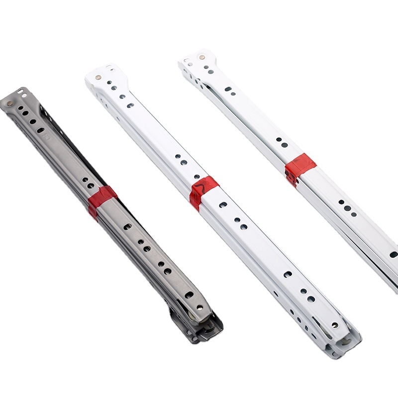 FILTA China Factory Powder Coated Nylon Wheel Roller Rails Bottom Mount Roller Drawer Slides