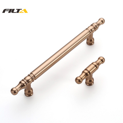 Modern Aluminium Pulls Furniture Hardware Kitchen Cabinet Cupboard Handles Dresser Wardrobe Door Gold Pull Handle 4517