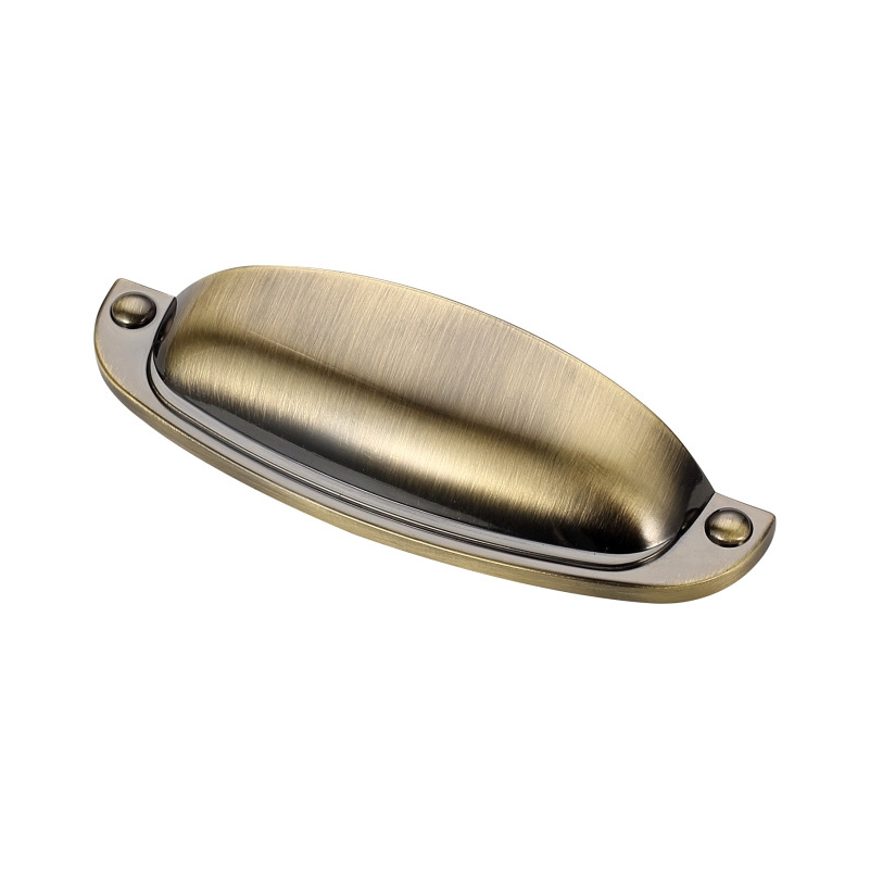 FILTA Hardware Modern Simple Shell Shaped Handles Brushed Nickel Cup Pulls