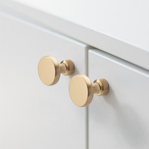 Kitchen Door Knobs Brushed Brass Cabinet Knobs and Pulls Kitchen Drawer Knob 1456