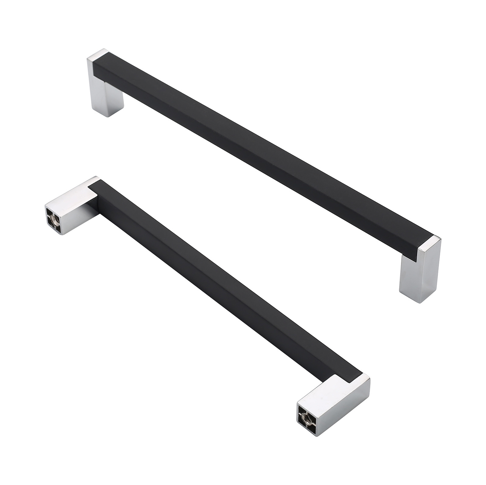 T Bar Wardrobe Door Handles And Knobs Aluminium Alloy Kitchen Cabinet Handles For Furniture