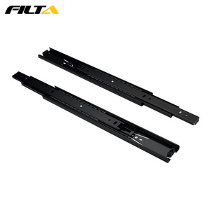 Heavy duty high temperature triple extension two way undermount drawer slide