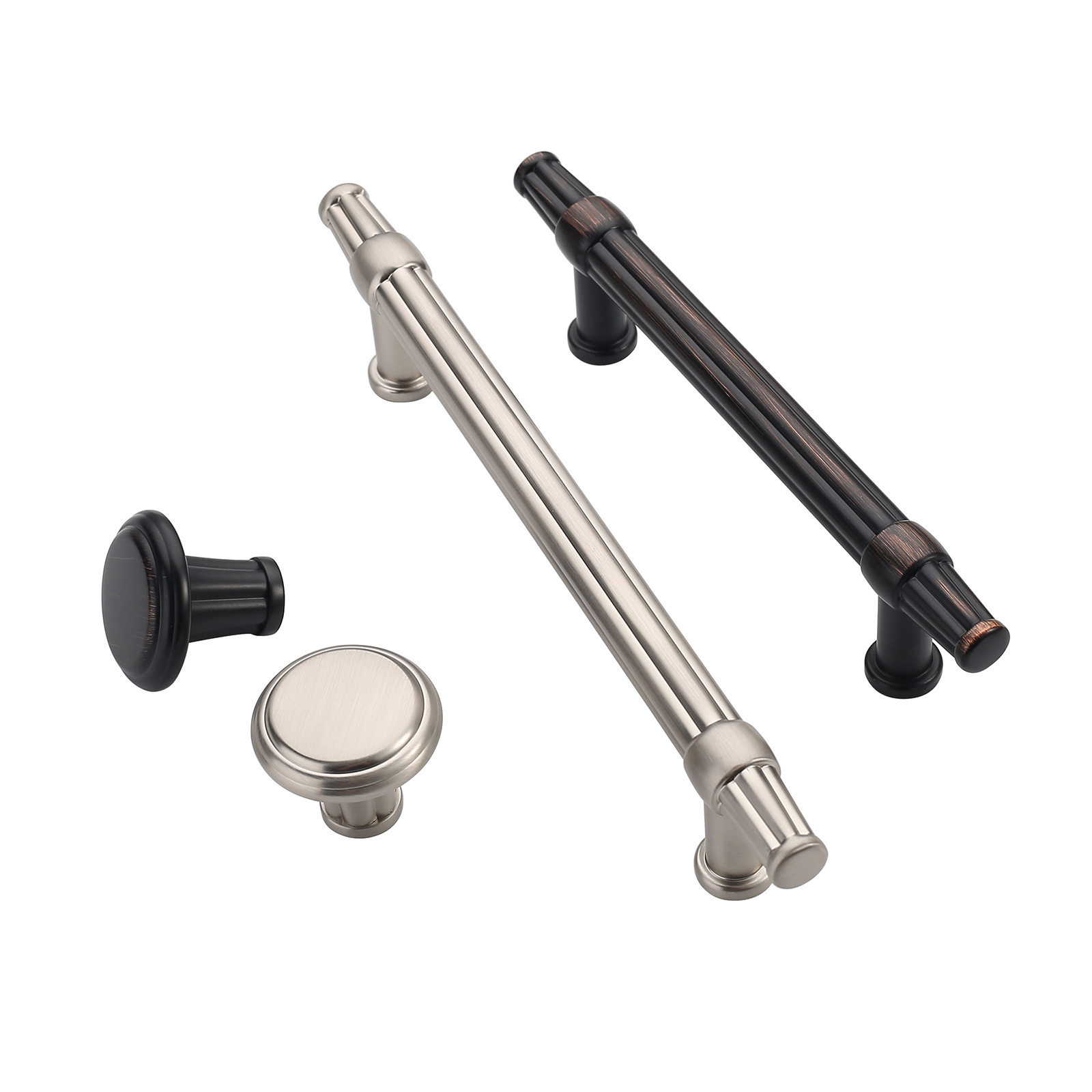 Solid Oil Rubbed Bronze Furniture Handle Cabinet Door Kitchen Bedroom Drawer Handle and Knob