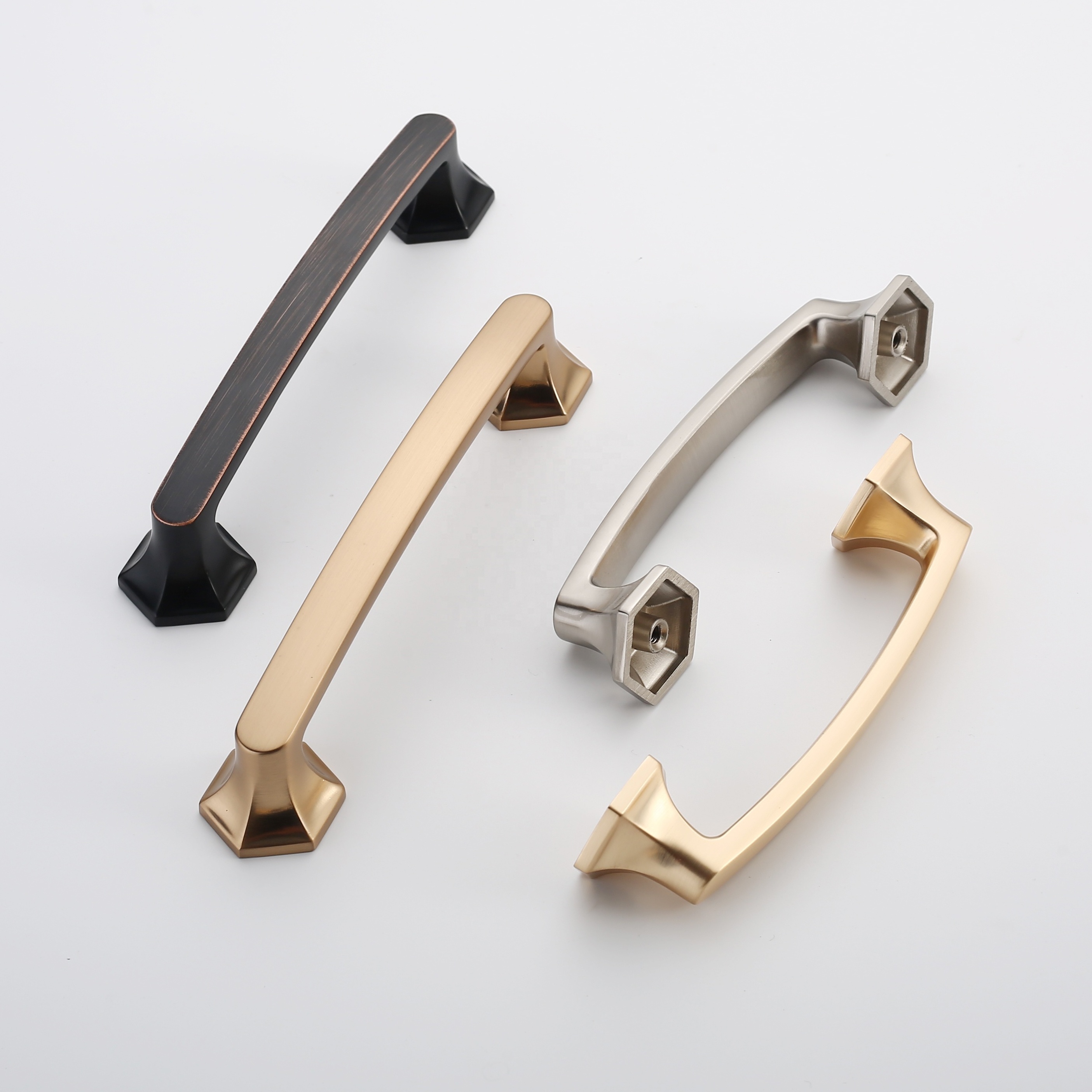 FILTA Patent New Design Furniture Handle 4 inch 5 inch Hole Centers Brass Cabinet Wardrobe Door Handle 3925