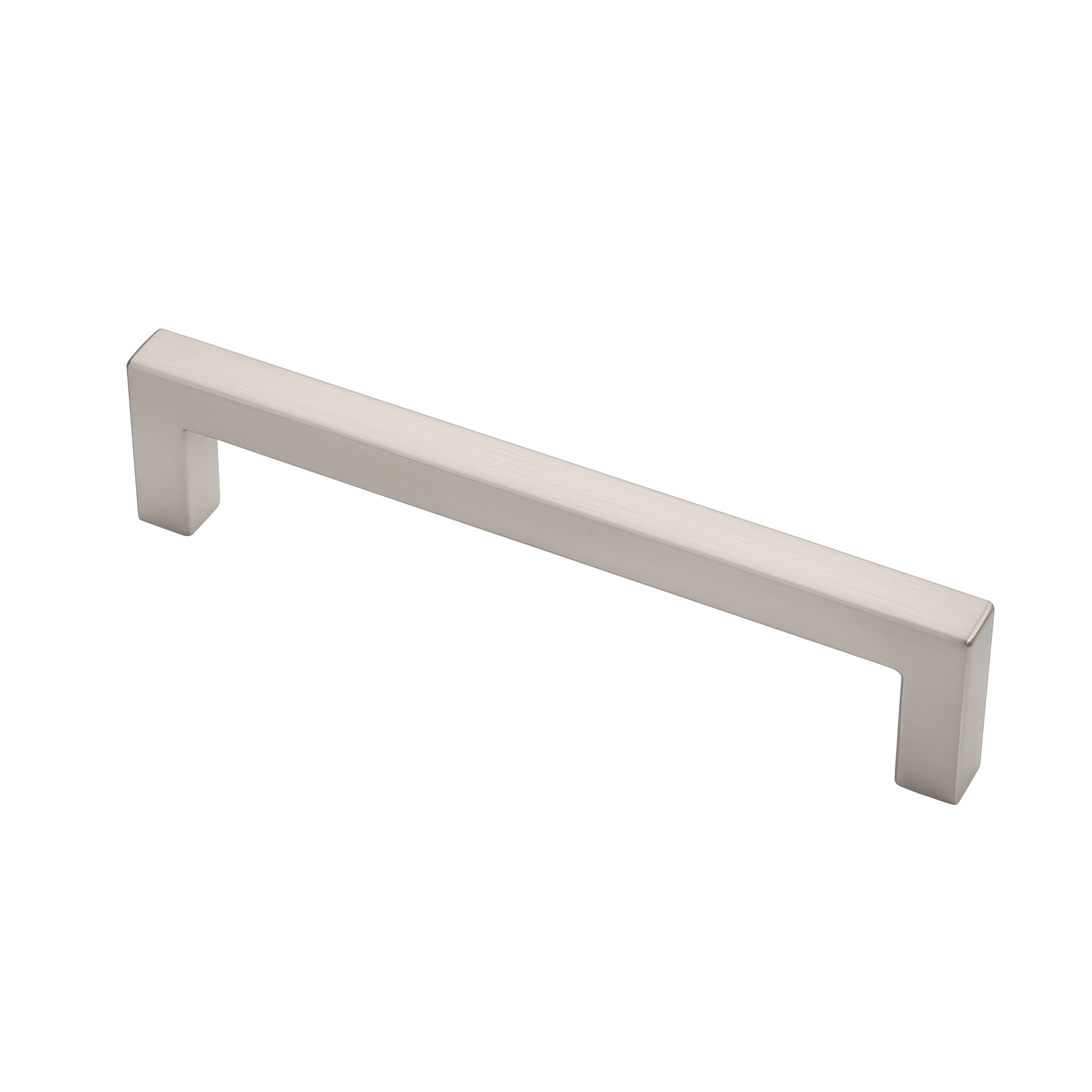 FILTA Wholesale Zinc Width 10mm 5 Inch Solid Kitchen Square Bar Cabinet Handles Brushed Nickle Drawer Pulls