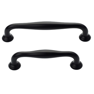 wholesale zinc alloy cabinet handles american black handle and knobs