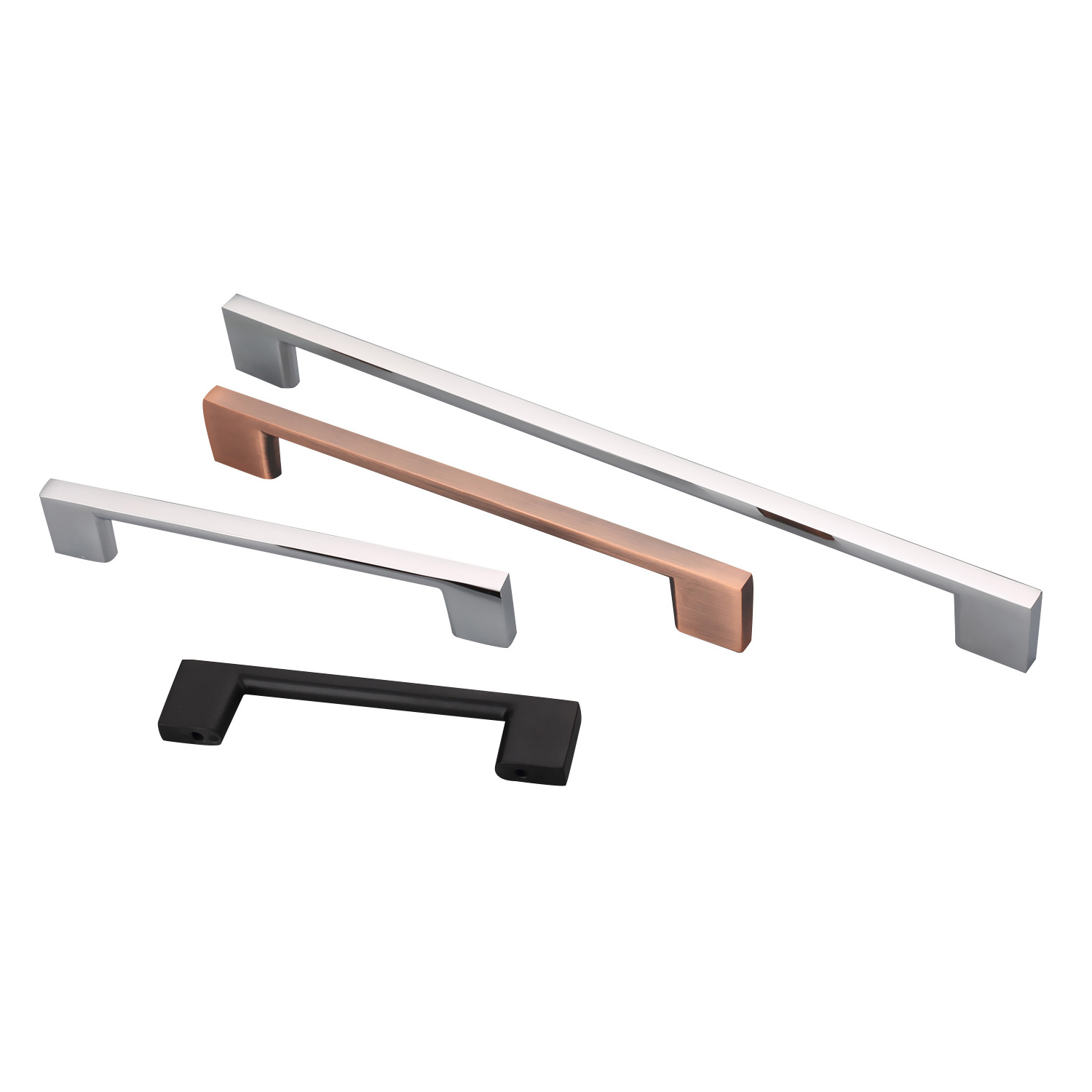 Hot sale simple design furniture hardware aluminum drawer pulls