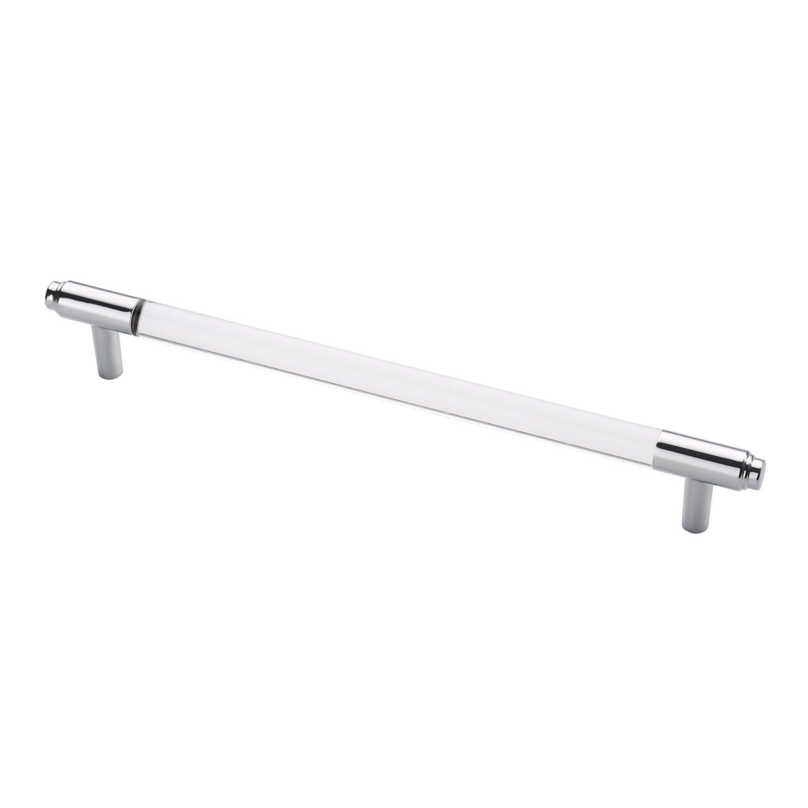 Modern Style Transparent Acrylic Drawer T bar Pull Handle Bathroom Pulls Kitchen Cabinet Door Handle Pull with Acrylic