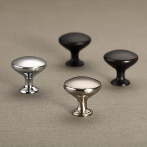 Oil Rubbed Bronze Furniture Round Knob Zinc Alloy Kitchen Cabinet Knobs 1145