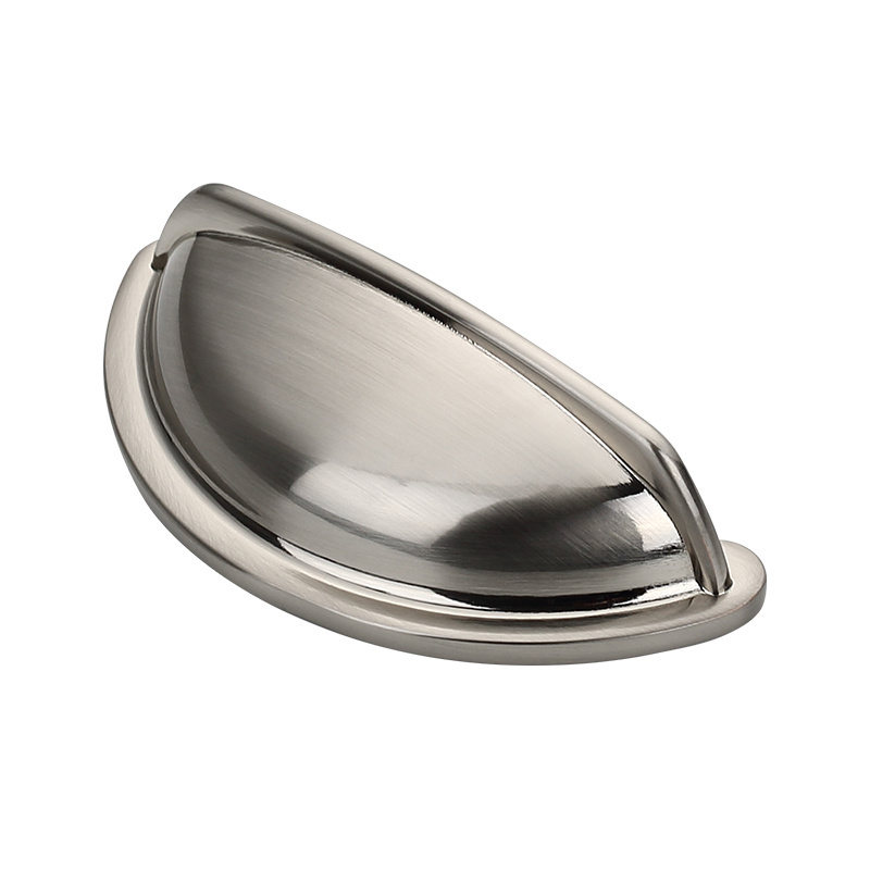 Filta Brushed Zinc Nickel Kitchen Cabinet 3 inch Bin Drawer Cup Pull Handle 7567