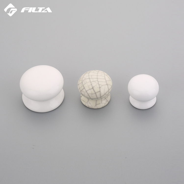 Wholesale decorative ceramic door cabinet  handle knobs