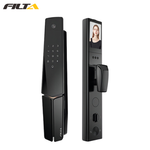 Filta Fingerprint 3d Face Recognition Digital Smart Door Lock Handle Wi-fi With Camera