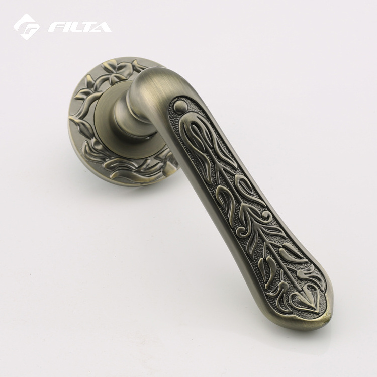 antique style main entrance door design hardware china manufacturer brushed bronze door handles