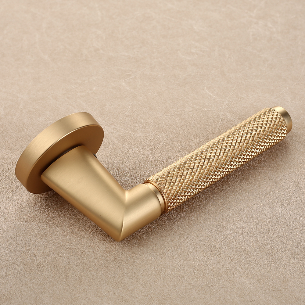 Filta New Arrival Zinc Gold Door Handle Lock For Wooden Door Manufactured In Wenzhou