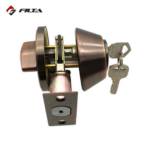 Filta Durable stainless steel single cylinder deadbolt lock