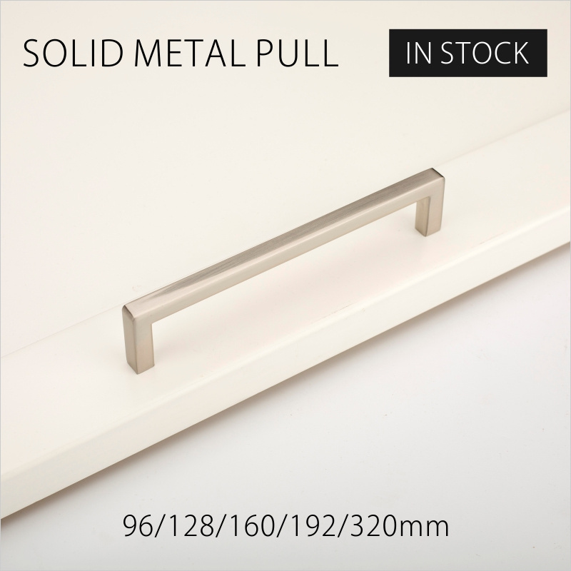 Filta Furniture Cabinet Pull Handles Drawer Pulls Square T Bar Brushed Nickel Kitchen Cupboard Handles