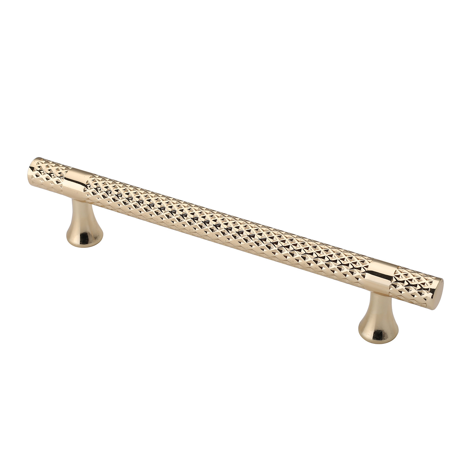 Knurled Textured Modern Kitchen Cabinet Handles Hardware Drawer Pulls Bedroom Brass T Bar Pull 3811