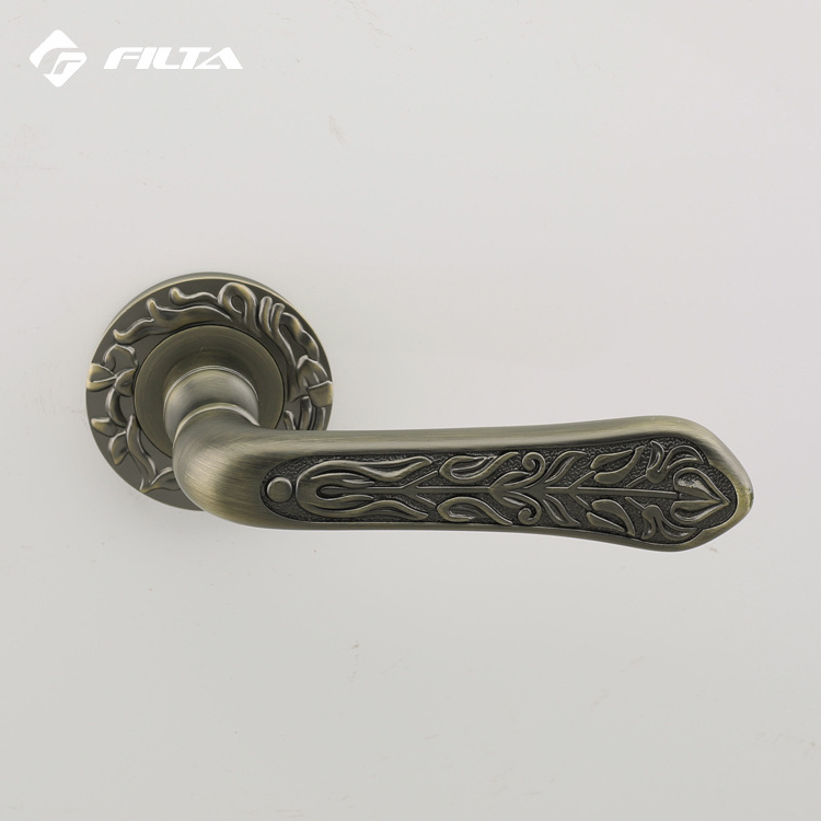 antique style main entrance door design hardware china manufacturer brushed bronze door handles