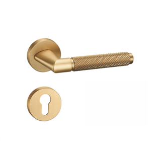 Filta New Arrival Zinc Gold Door Handle Lock For Wooden Door Manufactured In Wenzhou