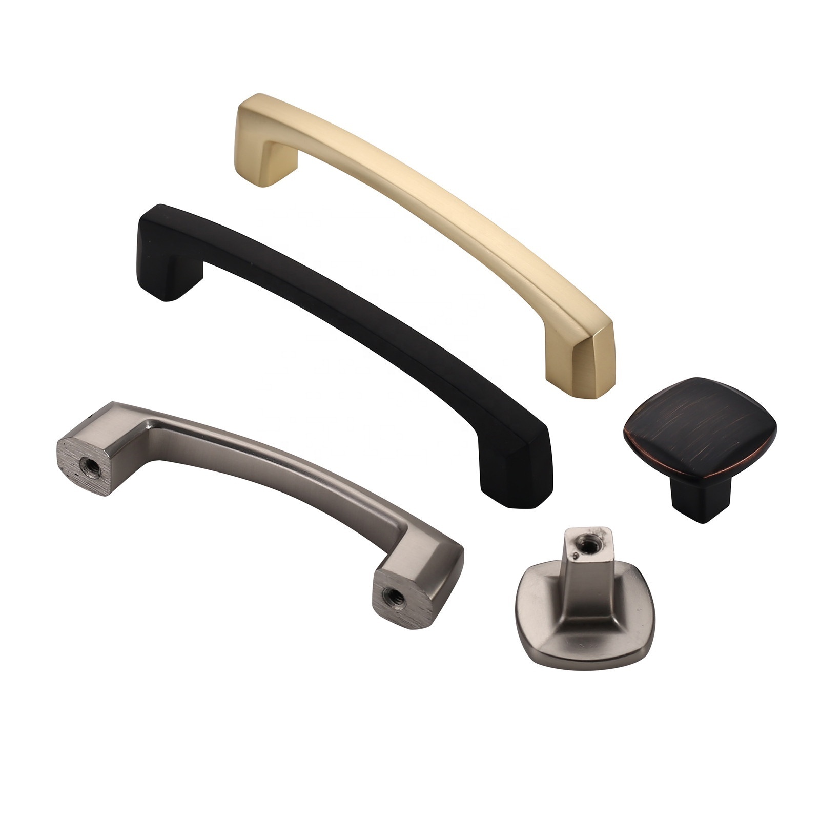 Gold furniture hardware accessories zinc bedroom handles,kitchen cabinet handles