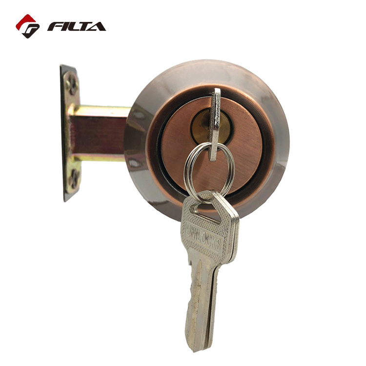 Filta Durable stainless steel single cylinder deadbolt lock