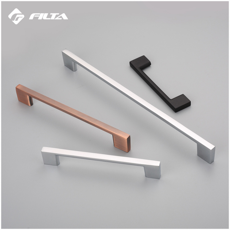 Minimalist modern bedroom kitchen cabinets hardware factory drawer handle pulls