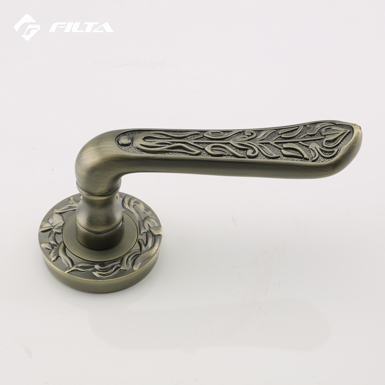 antique style main entrance door design hardware china manufacturer brushed bronze door handles