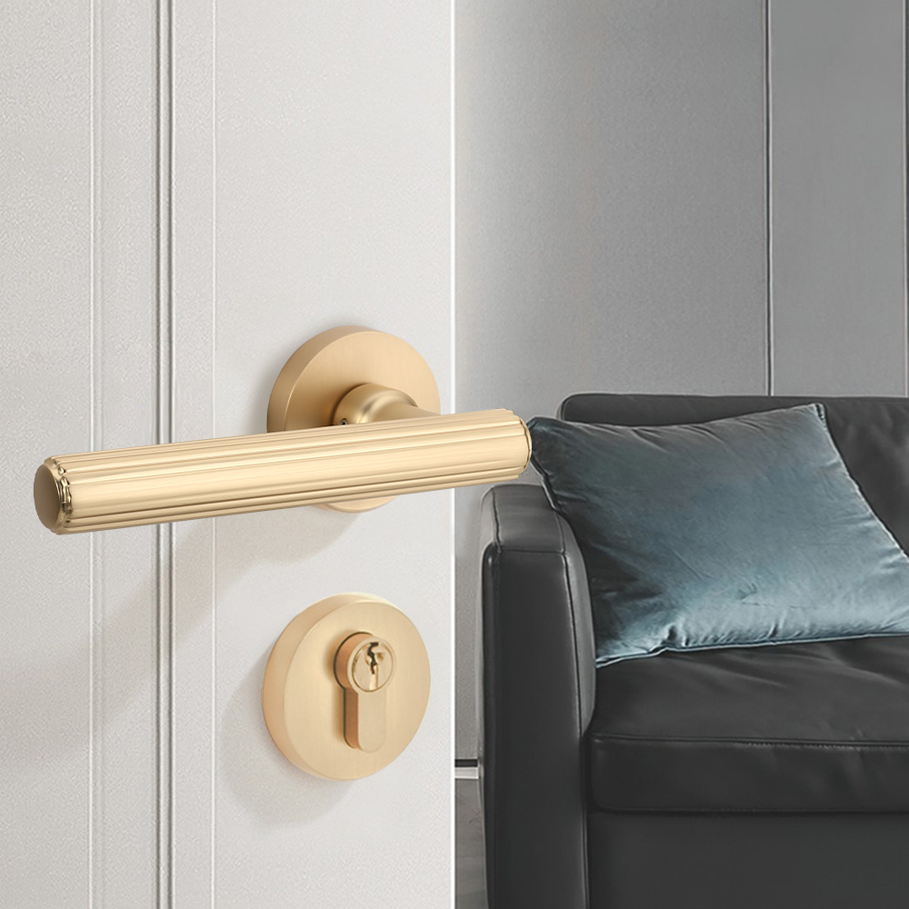 Filta Unique Design Matt Black Classical Zinc  Door Handle With Factory Price