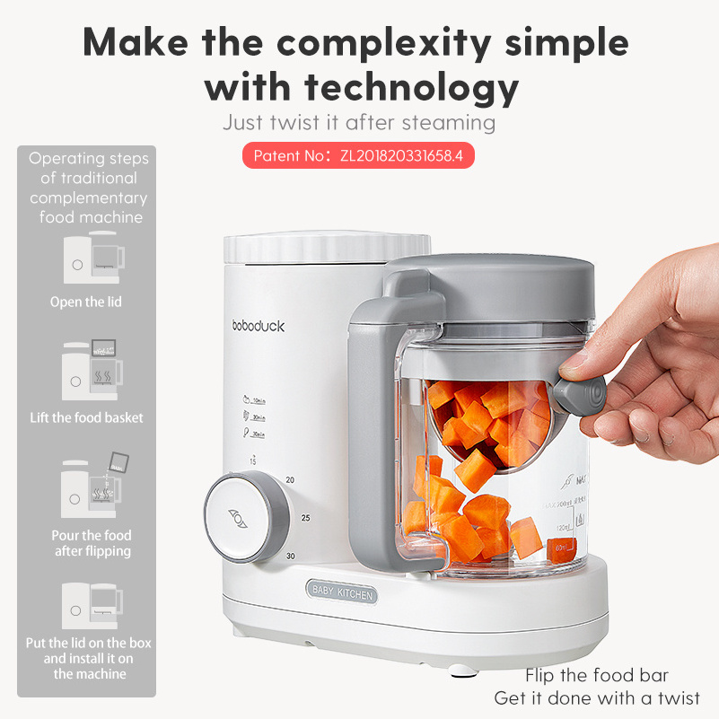 Boboduck Multi-Function Ce Certified Baby Food Processor