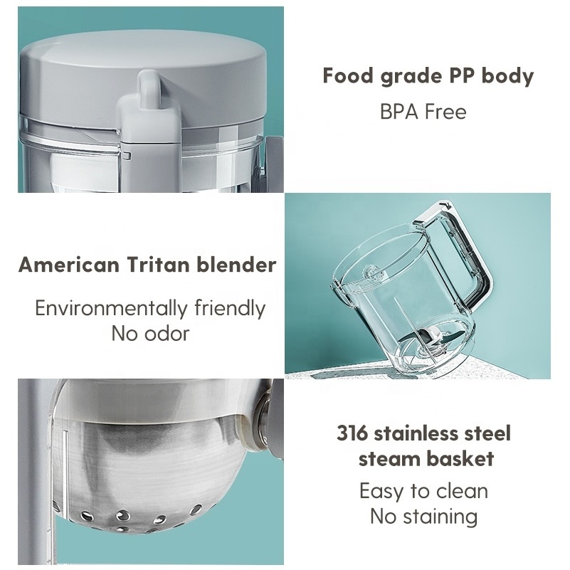 CE Certified Multi-functional Electric Baby Food Maker Processor Blender procesador de alimentos