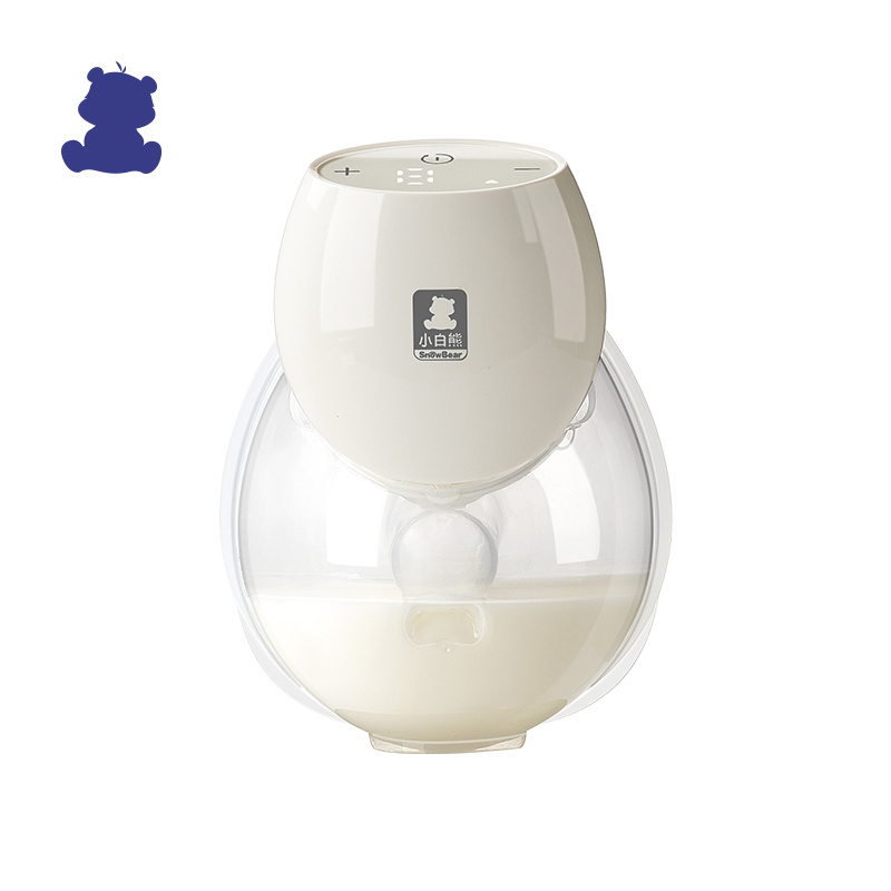 portable ultra-light hands-free electric double wearable breast pump rechargeable noiseless feeding pump machine