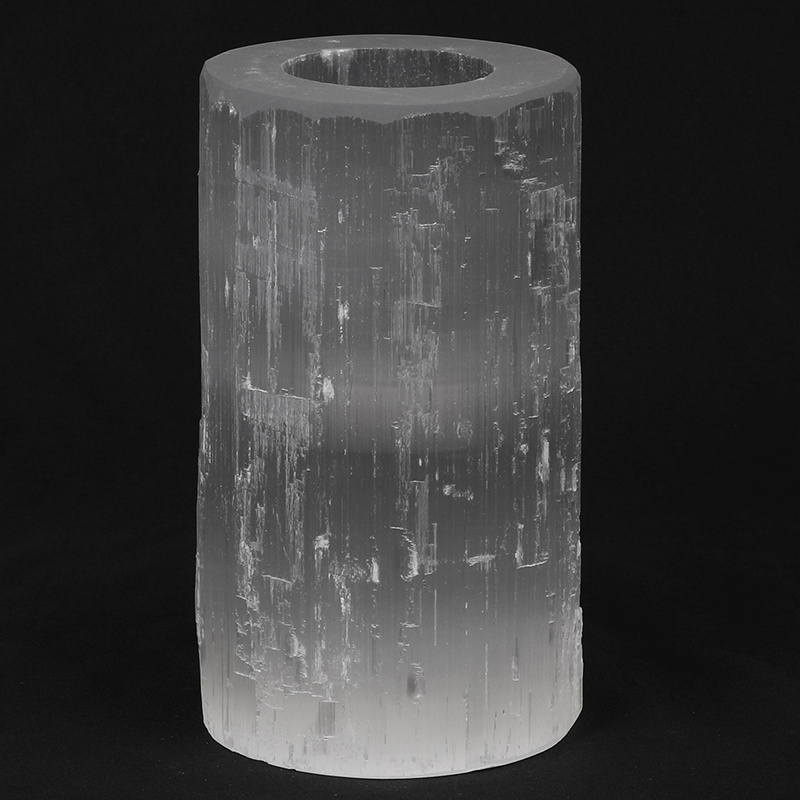 White selenite candle holder tealight holder For Weddings Home decoration