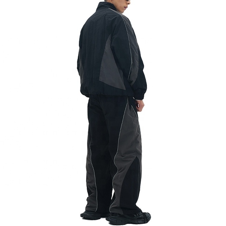 Finch garment nylon jogging suits zip up bulk wholesale tracksuit polyester windbreaker streetwear tracksuit