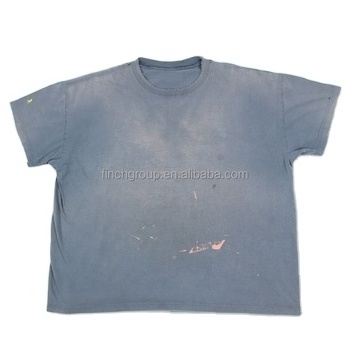 Finch garment oem wholesale vintage washed 220 gsm cotton t shirt custom sun faded wash bleached t shirts