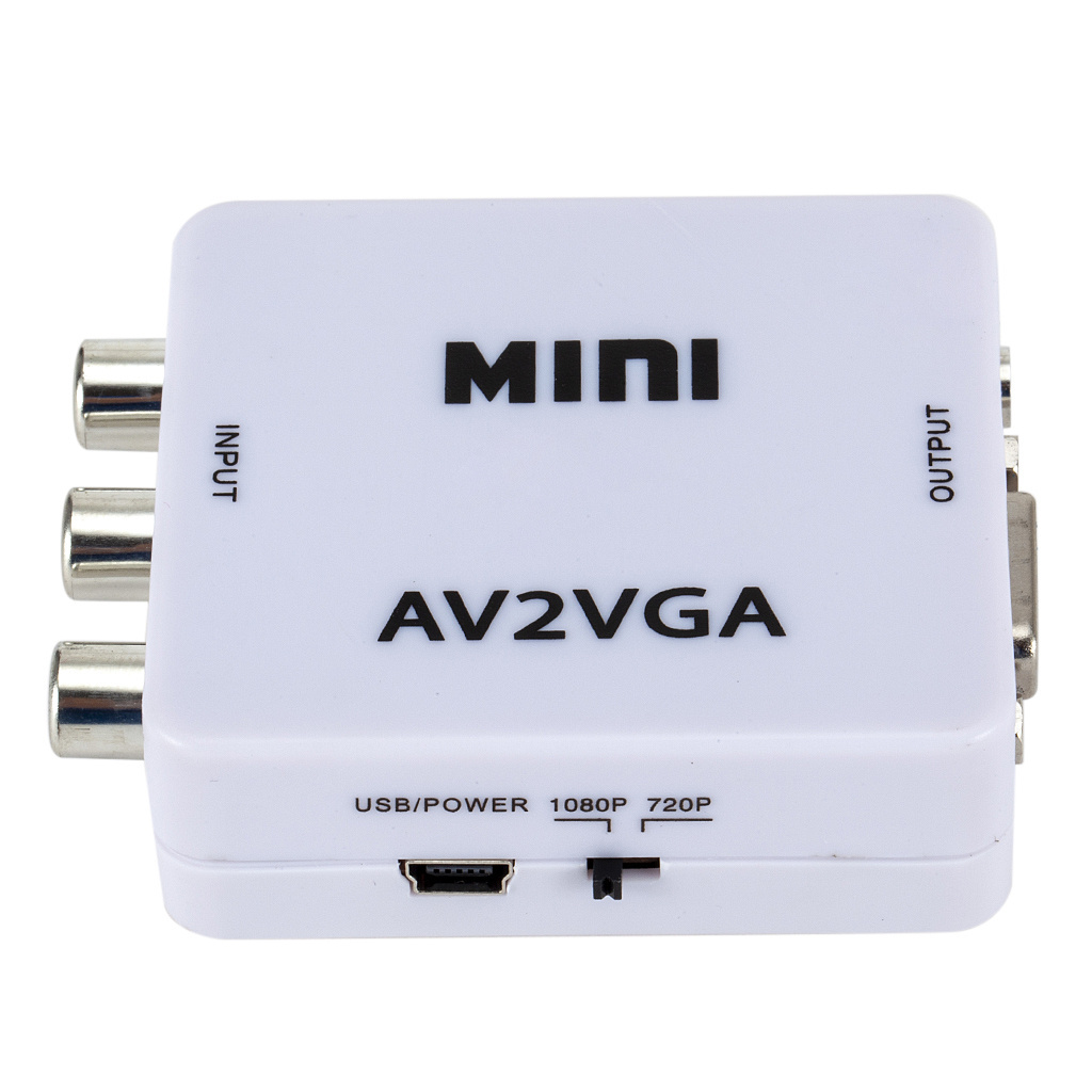 RCA CVBS AV TO VGA Adapter AV2VGA video Converter