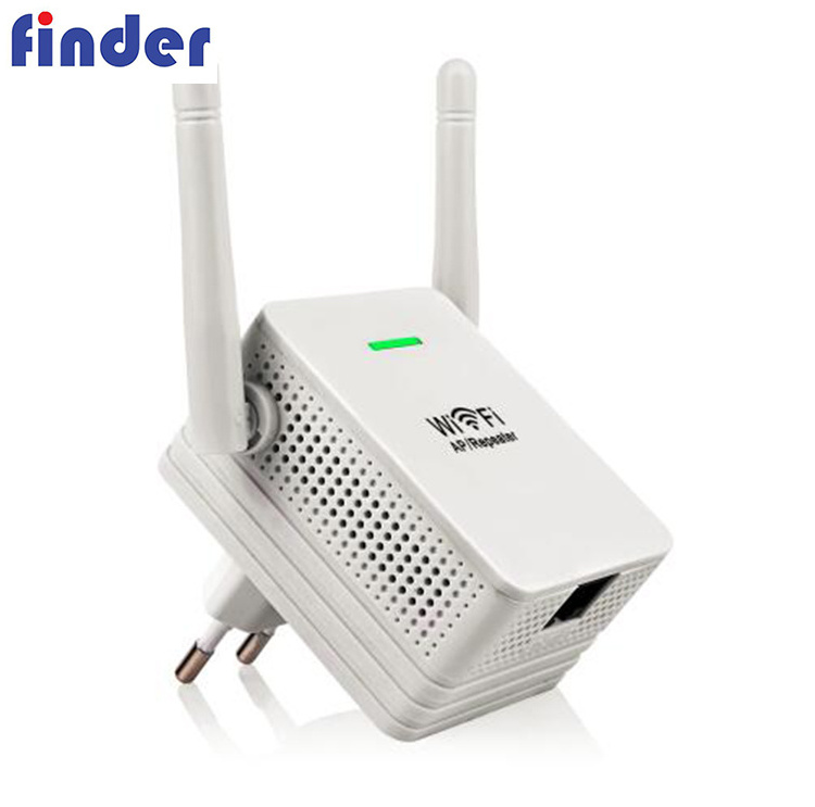 300Mbps Wifi Range Extender, 802.11N Mini Wi-fi Repeater Supports AP Mode WLAN Signal Amplifier with 2db antenna