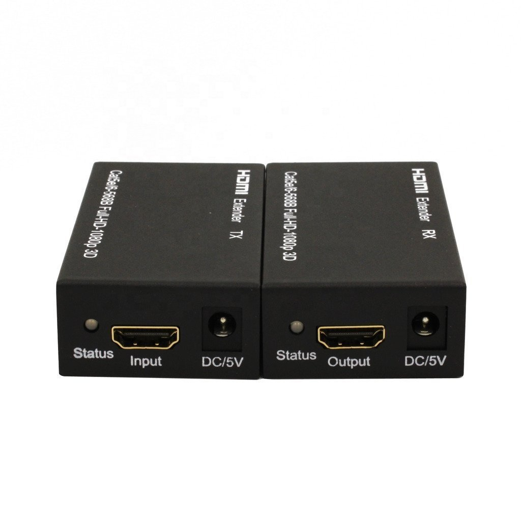 60m HDMI Extender Over Single Cat 5e/6 RJ45 Ethernet Converter