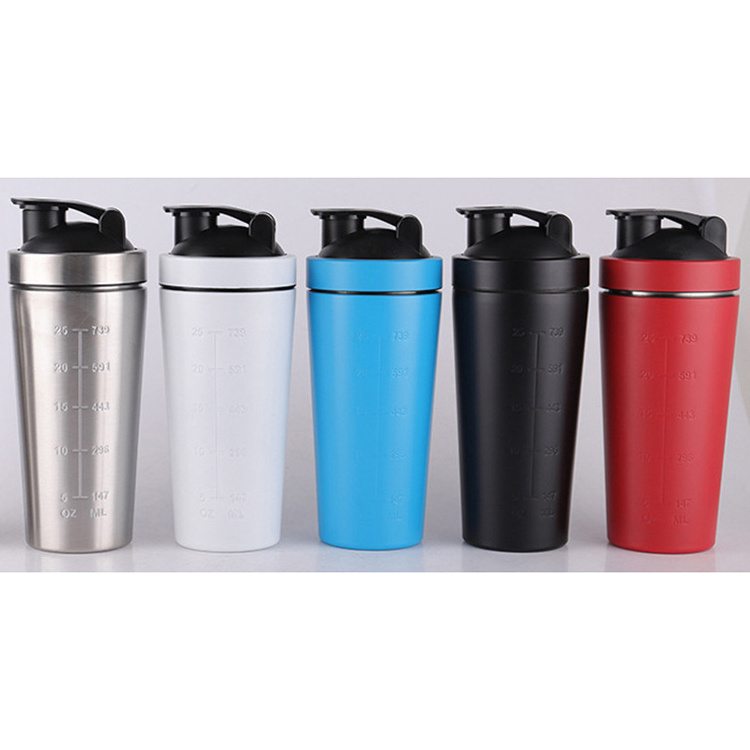 Custom Logo Double-Walled Single-Walled stainless steel Shaker Bottles