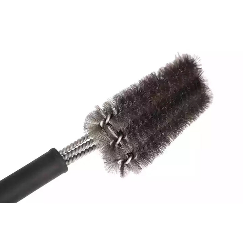 FINDKING Stainless Steel Bristle Grill Brush  With Scraper 18''  Grill Cleaning Brush