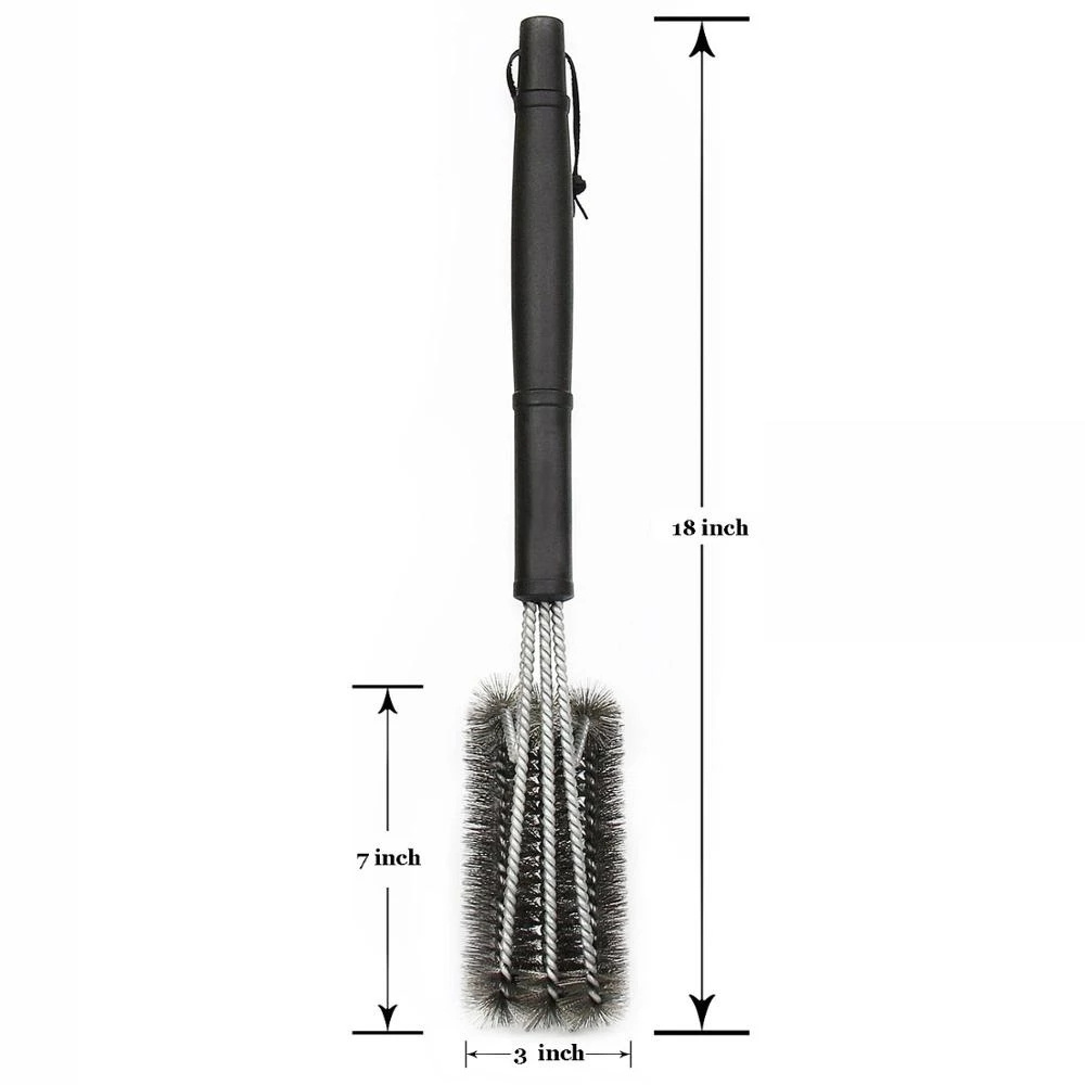 FINDKING Extra Strong BBQ Cleaning Accessories Stainless Steel Grill Brush and Scraper Kitchen and Cif BBQ Cleaner